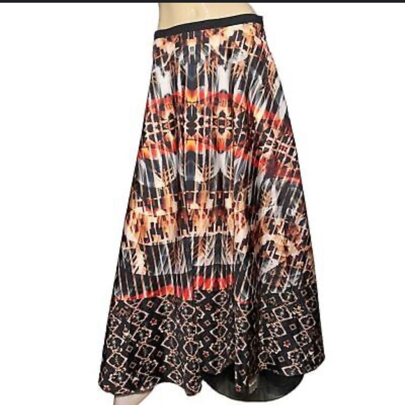 bhanuni Dresses & Skirts - Bhanuni by Jyoti Anthropologie medium maxi skirt lined gorgeous kaleidoscope M
